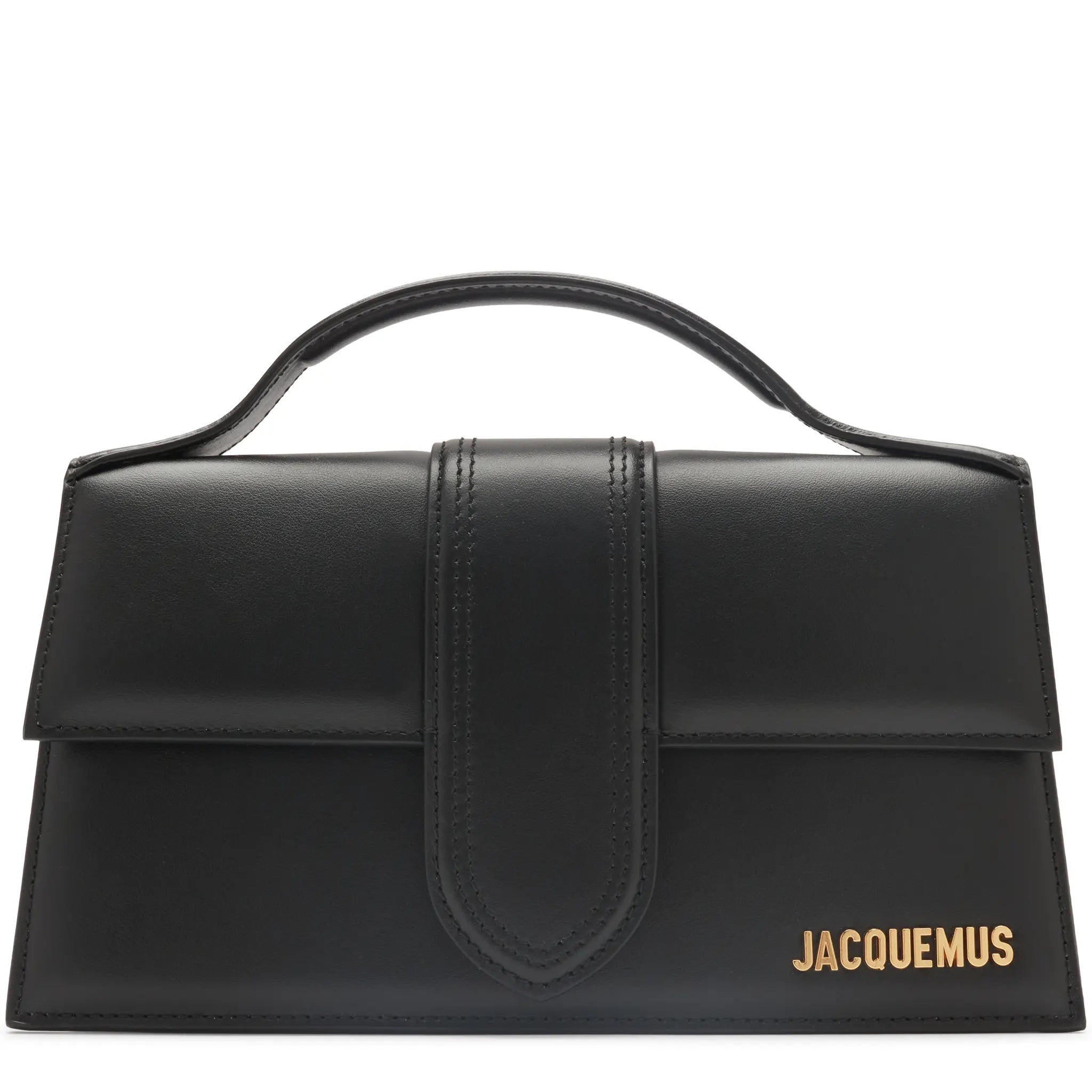 Front View of Preloved - Jacquemus Large Bambino Black Crossbody Bag 213BA07-213-300990